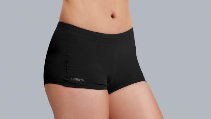  Шорты Женские плавательные Funkita STILL BLACK