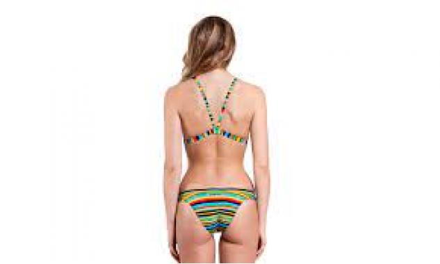  Топ для плавания Funkita - Brazilian Cambridge Stripe 