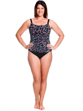 Купальник женский FUNKITA - Midnight Daisy Scoop Neck Tankini Top