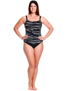 Купальник женский FUNKITA - Black Bondage Scoop Neck Tankini Top