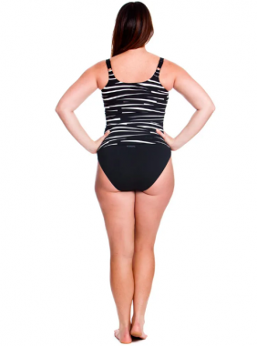 Купальник женский FUNKITA - Black Bondage Scoop Neck Tankini Top