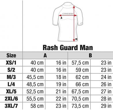 Рашгард  Cressi - SHORT SLEEVE MAN