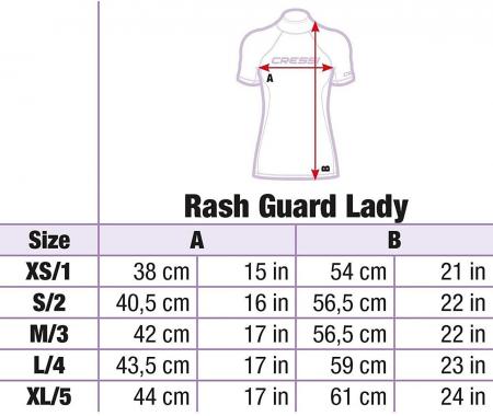 Рашгард  Cressi SHORT SLEEVE WOMAN 