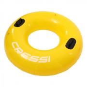 Надувной круг с ручками Cressi senior Swim ring жёлтый 116 см