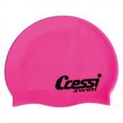 Детская силиконовая шапочка Cressi розовая