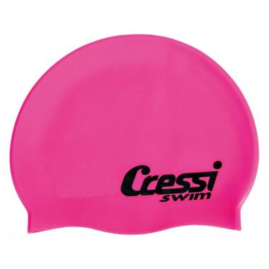 Детская силиконовая шапочка Cressi розовая
