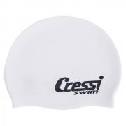 Детская силиконовая шапочка Cressi белая