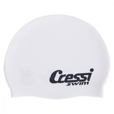 Детская силиконовая шапочка Cressi белая
