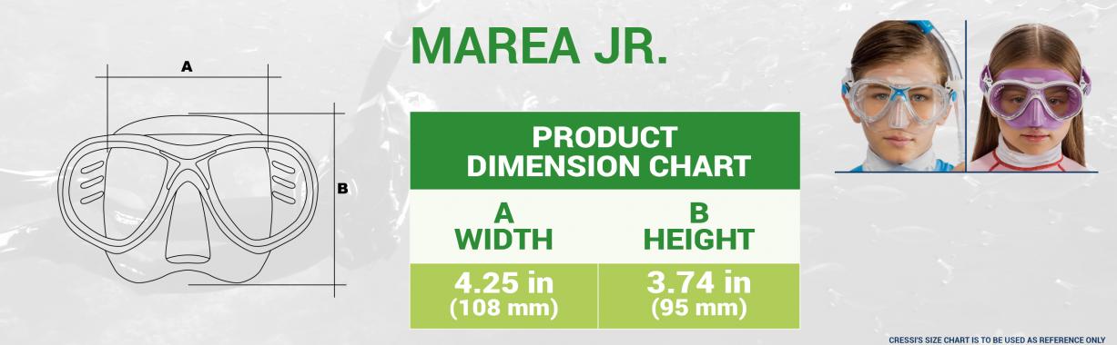 Детская маска CRESSI MAREA JUNIOR синяя