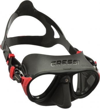 Маска CRESSI CALIBRO+ чёрно-красная
