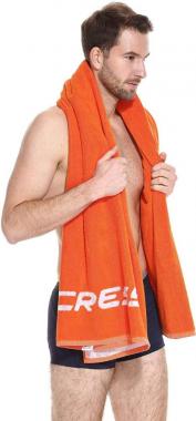 Пляжное полотенце CRESSI Cotton Frame оранжевое 180х90 см