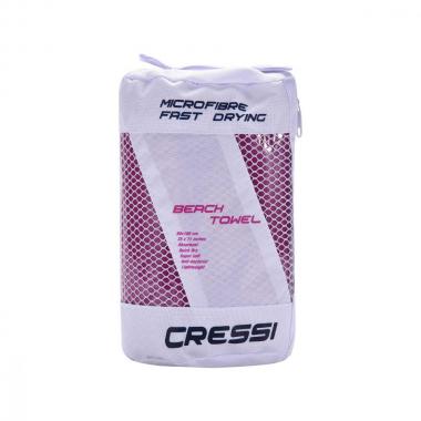 Полотенце из микрофибры CRESSI Beach Towel сиреневое 180x90 см