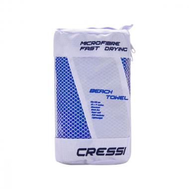 Полотенце из микрофибры CRESSI Beach Towel синее 180x90 см