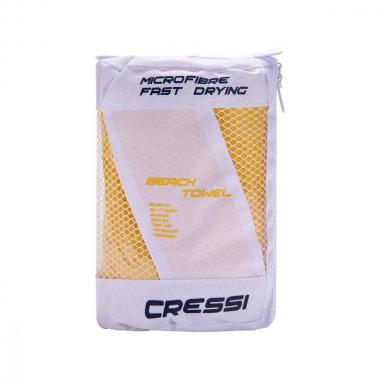 Полотенце из микрофибры CRESSI Beach Towel жёлтое 180x90 см