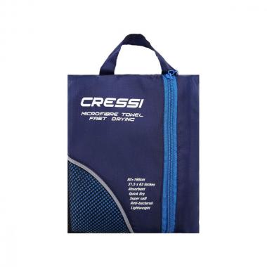Полотенце из микрофибры CRESSI Fast drying towel сине-оранжевое 180x90 см