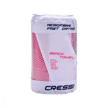 Полотенце из микрофибры CRESSI Beach Towel STRIPE фуксия 180x90 см