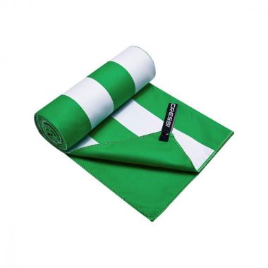 Полотенце из микрофибры CRESSI Beach Towel STRIPE зелёное 180x90 см