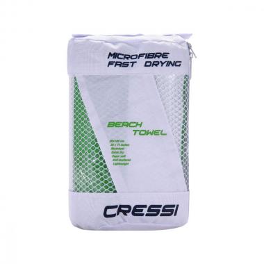 Полотенце из микрофибры CRESSI Beach Towel STRIPE зелёное 180x90 см