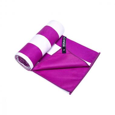 Полотенце из микрофибры CRESSI Beach Towel STRIPE сиреневое 180x90 см
