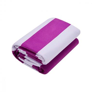 Полотенце из микрофибры CRESSI Beach Towel STRIPE сиреневое 180x90 см