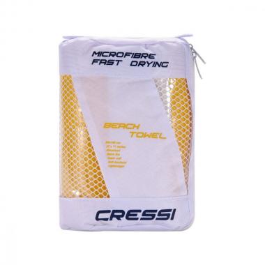 Полотенце из микрофибры CRESSI Beach Towel STRIPE жёлтое 180x90 см