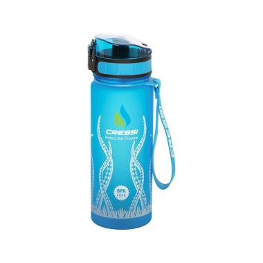 Бутылка для воды Cressi H2O Frosted Octopus 1 л голубая