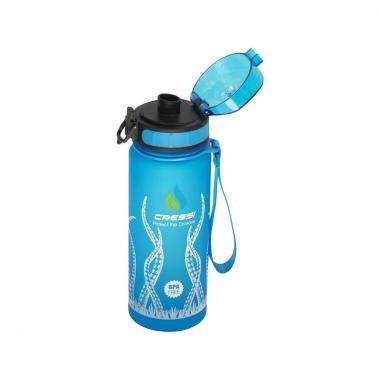 Бутылка для воды Cressi H2O Frosted Octopus 1 л голубая