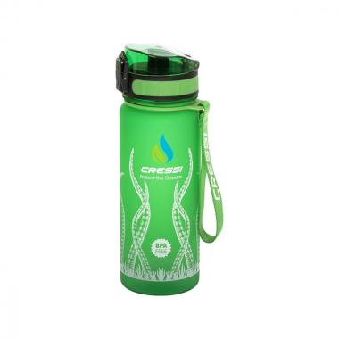 Бутылка для воды Cressi H2O Frosted Octopus 1 л зелёная