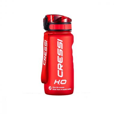 Бутылка для воды Cressi H2O Frosted 1 л красная