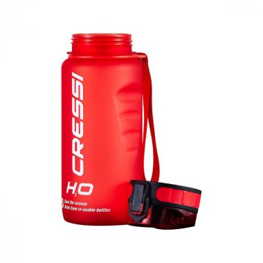 Бутылка для воды Cressi H2O Frosted 1 л красная